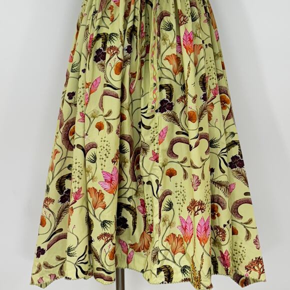 Agua by Agua Bendita Lunatus Habitat Midi Dress Embellished Cotton S - Picture 11 of 16